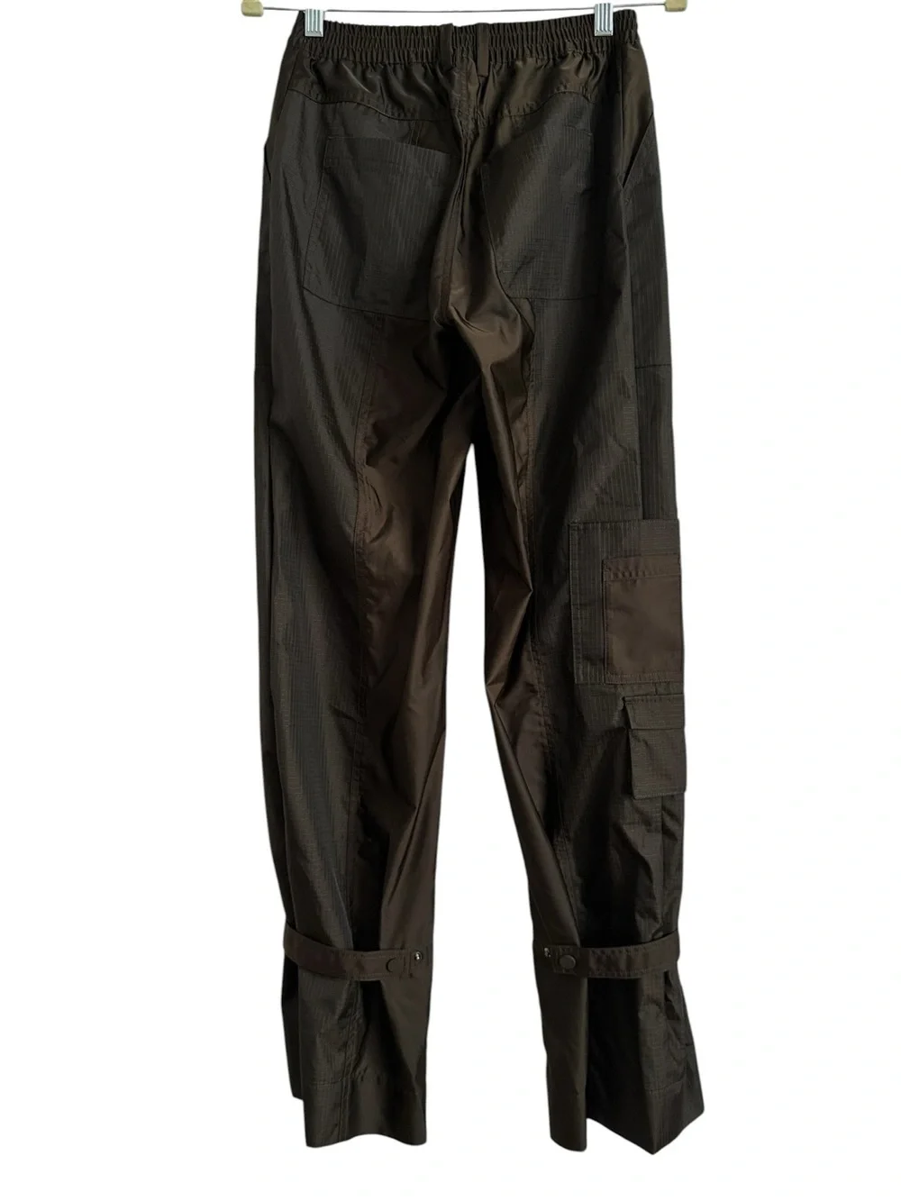 Alo Yoga Blaze Trouser Pants Espresso Brown Ripstop Utility Straight Size XS